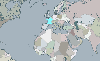 Франция на карте мира